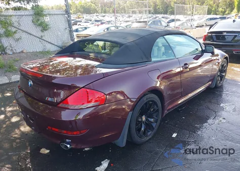 2009 BMW 650I z USA, uszkodzony, nr VIN WBAEB53579CX64215